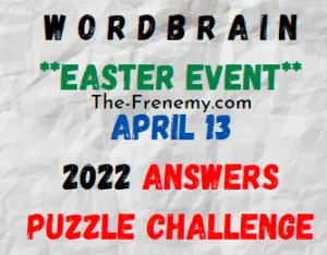 WordBrain Easter Event April 13 2022 Answers Puzzle