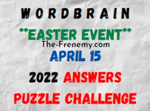 WordBrain Easter Event April 15 2022 Answers Puzzle