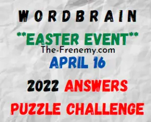 WordBrain Easter Event April 16 2022 Answers Puzzle