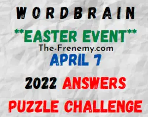 WordBrain Easter Event April 7 2022 Answers Puzzle Today