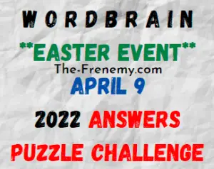 WordBrain Easter Event April 9 2022 Answers Puzzle Today