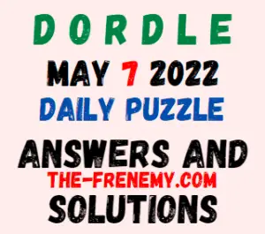 Dordle May 7 2022 Answer for Today