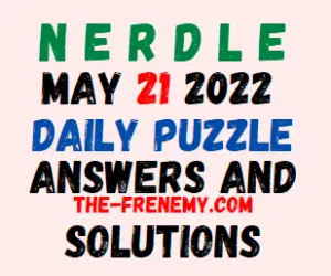 Nerdle 21 May 2022 Answer for Today Puzzle