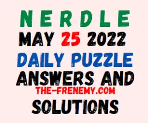 Nerdle 25 May 2022 Answer for Today Puzzle