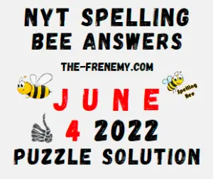 Nyt Bee June 4 2022 Answers Puzzle Today