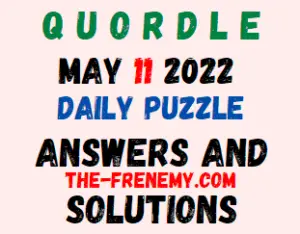 Quordle May 11 2022 Answer for Today