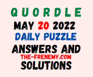 Quordle May 20 2022 Answers Puzzle Today