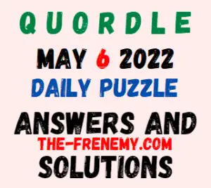 Quordle May 6 2022 Answer for Today