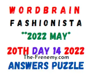 WordBrain Fashionista Day 14 may 20 2022 Answers Puzzle