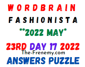 WordBrain Fashionista Event Day 17 May 23 2022 Answers Puzzle
