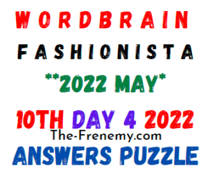 Wordbrain Fashionista Event Day 4 May 10 2022 Answers Puzzle