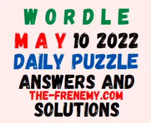 Wordle May 10 2022 Answer for Today