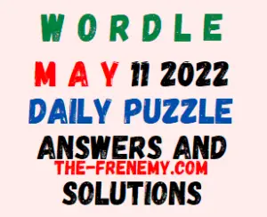 Wordle May 11 2022 Answer for Today