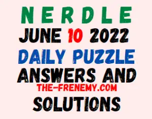 Nerdle June 10 2022 Answers Puzzle and Solution for Today
