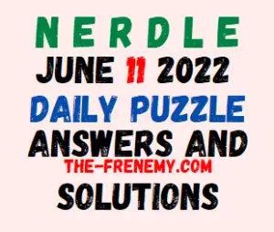 Nerdle June 11 2022 Answers Puzzle and Solution for Today