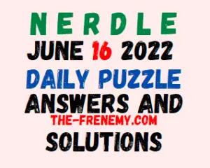 Nerdle June 16 2022 Answers Puzzle and Solution
