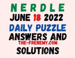 Nerdle June 18 2022 Answers Puzzle and Solution