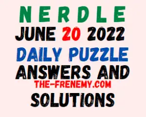 Nerdle June 20 2022 Answers Puzzle and Solution