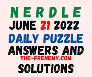 Nerdle June 21 2022 Answers Puzzle and Solution