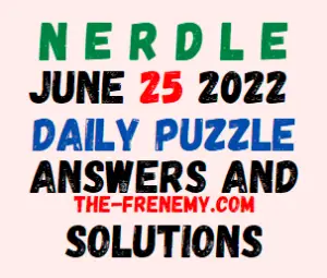 Nerdle June 25 2022 Answers Puzzle and Solution