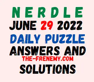 Nerdle 6/29/22 - June 29 2022 Answers Puzzle Today - Frenemy