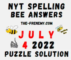 Nyt Bee Daily Puzzle July 4 2022 Answers and Solution
