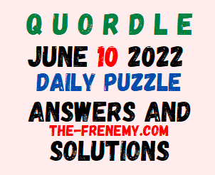 Quordle 6/10/22 - June 10 2022 Answers Puzzle Today - Frenemy