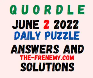 Quordle June 2 2022 Answer for Today