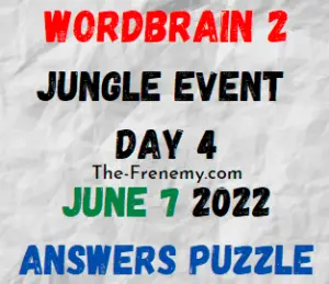 WordBrain 2 Jungle Event Day 4 June 7 2022 Answers Puzzle