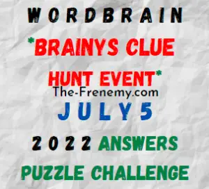WordBrain Brainys Clue Hunt Event July 5 2022 Answers and Solution