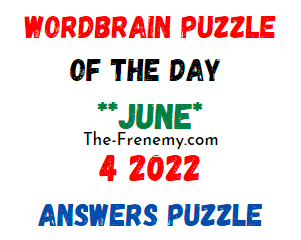 WordBrain Puzzle of theDay June 4 2022 Answers