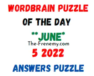WordBrain Puzzle of theDay June 5 2022 Answers