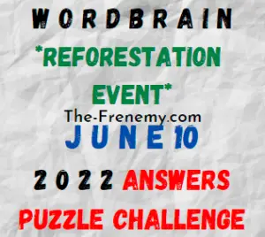 WordBrain Reforestation Event June 10 2022 Answers Puzzle