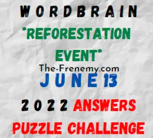 WordBrain Reforestation Event June 13 2022 Answers Puzzle