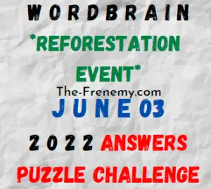 WordBrain Reforestation Event June 3 2022 Answers Puzzle Today