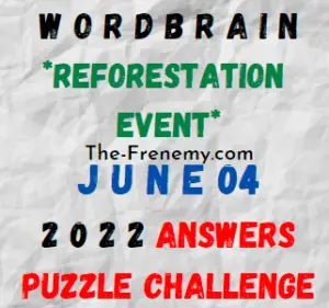 WordBrain Reforestation Event June 4 2022 Answers Puzzle Today