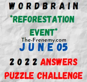 WordBrain Reforestation Event June 5 2022 Answers Puzzle Today