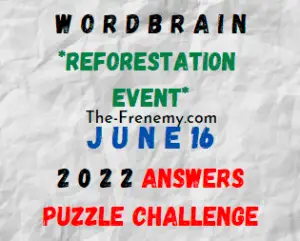 WordBrain Reforestation June 16 2022 Answers Puzzle and Solution