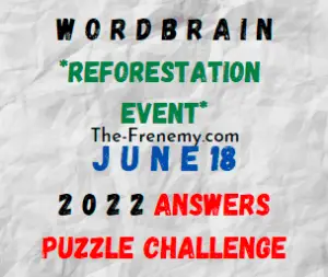 WordBrain Reforestation June 18 2022 Answers Puzzle and Solution