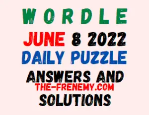 Wordle June 8 2022 Answers Puzzle and Solution for Today