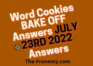 Word Cookies Bake Off July 23 2022 Answers Puzzle