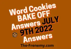 Word Cookies Bake Off July 9 2022 Answers Puzzle