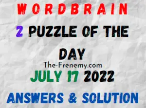 WordBrain 2 Puzzle of the Day July 17 2022 Answers Puzzle