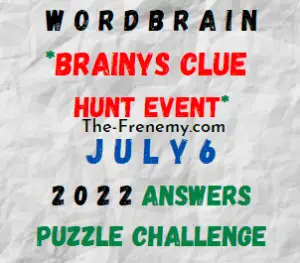WordBrain Brainys Clue Hunt Event July 6 2022 Answers Puzzle