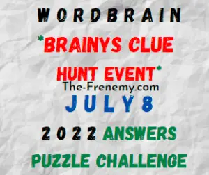 WordBrain Brainys Clue Hunt Event July 8 2022 Answers Puzzle