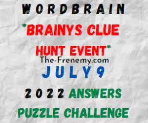 WordBrain Brainys Clue Hunt Event July 9 2022 Answers Puzzle