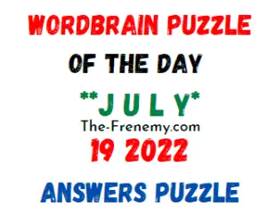 WordBrain Puzzle of the Day July 19 2022 Answers Puzzle
