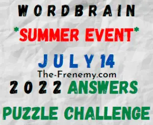 WordBrain Summer Event July 14 2022 Answers and Solution