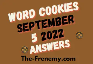 Word Cookies September 5 2022 Answers Puzzle