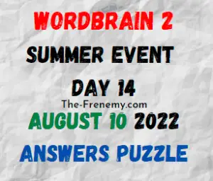 WordBrain 2 Summer Event Day 14 August 10 2022 Answers Puzzle